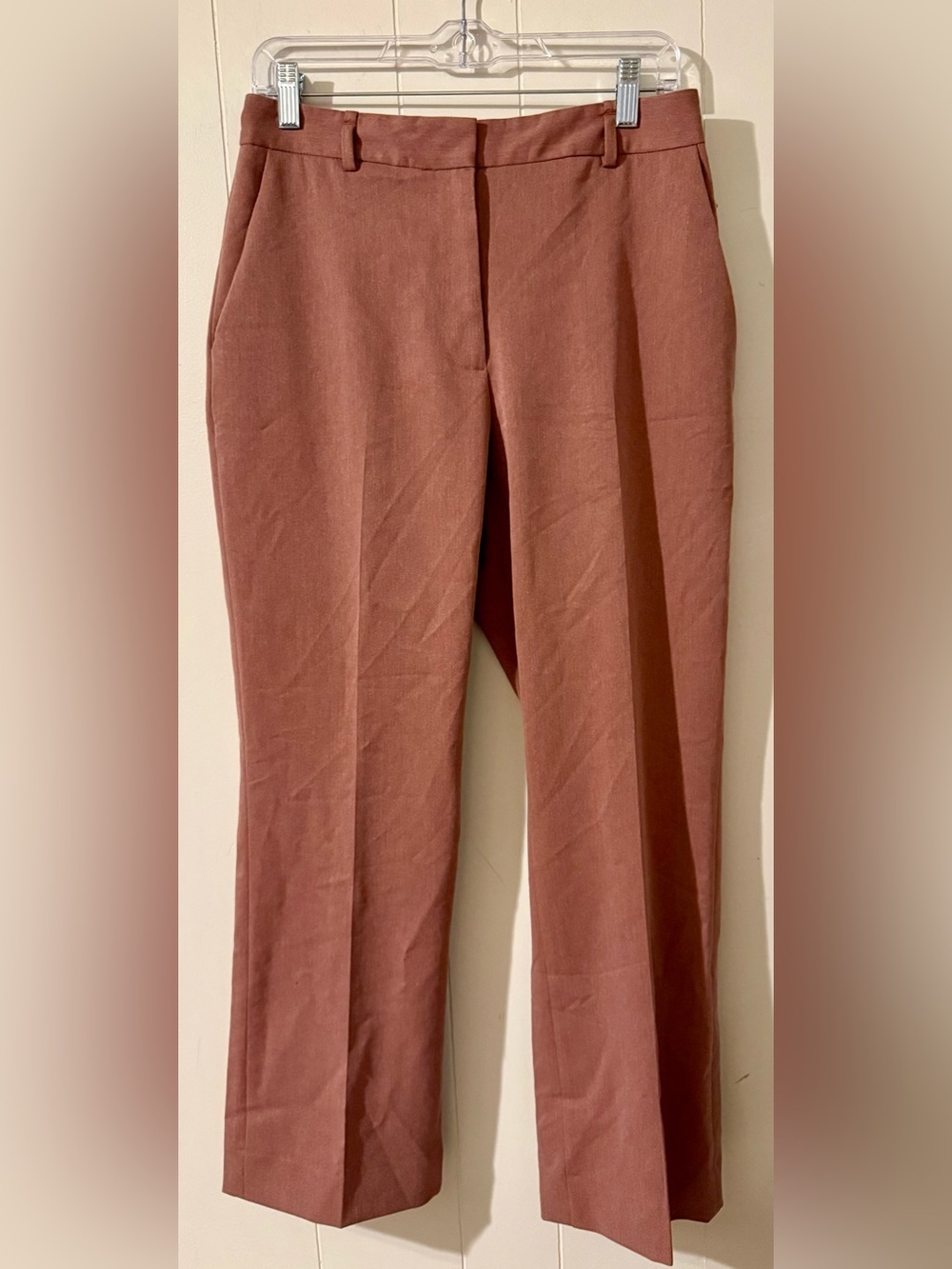 ZARA Straight Mauve Pants Trousers, Size M